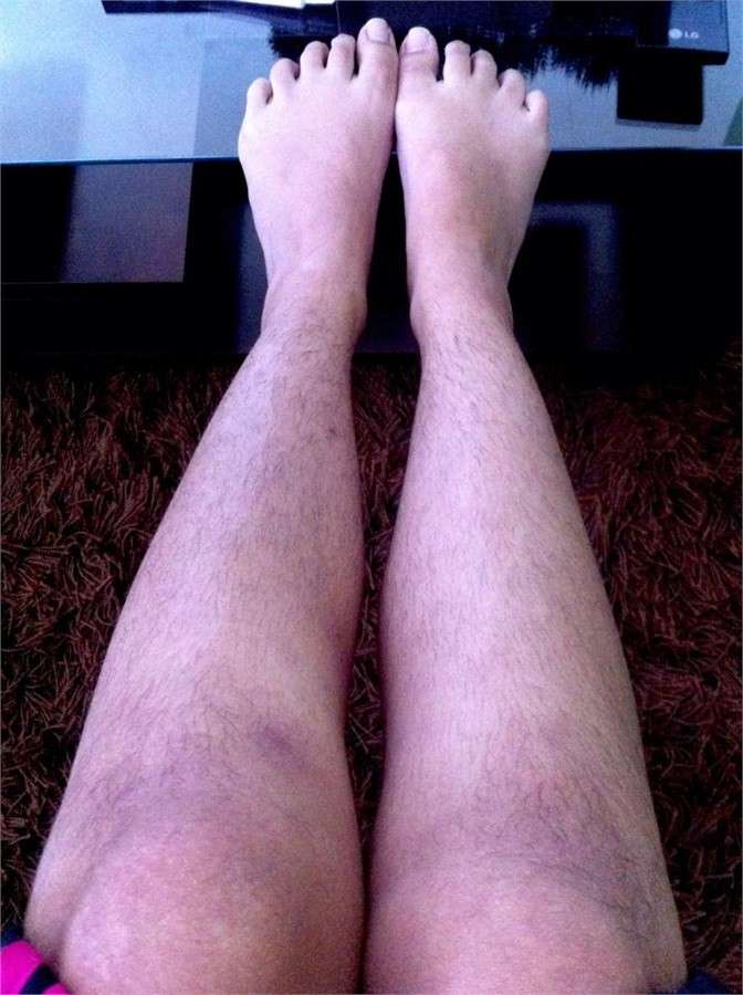 Gambe da depilare