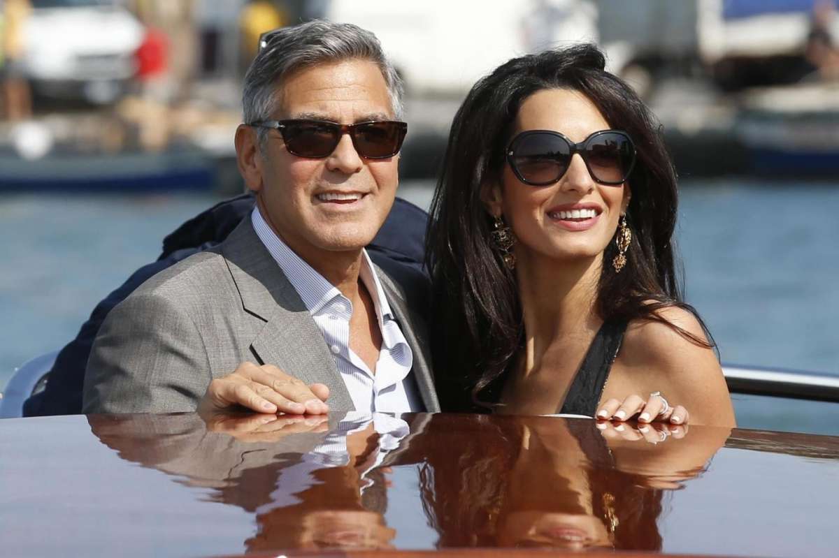 George Clooney e Amal Alamuddin a Venezia