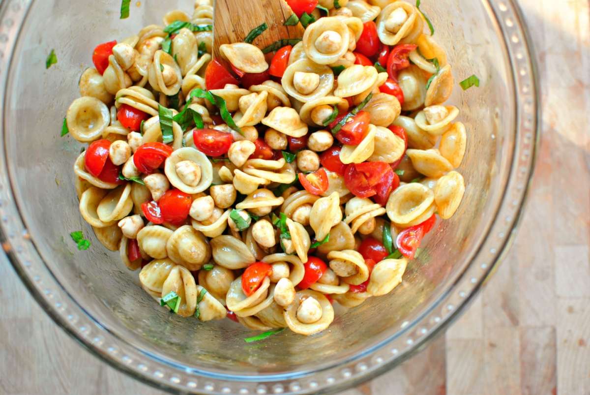 Pasta caprese fredda