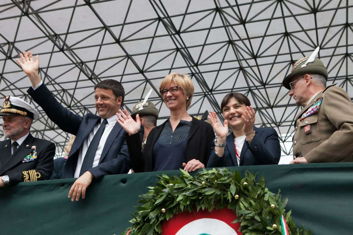 Roberta Pinotti a una festa