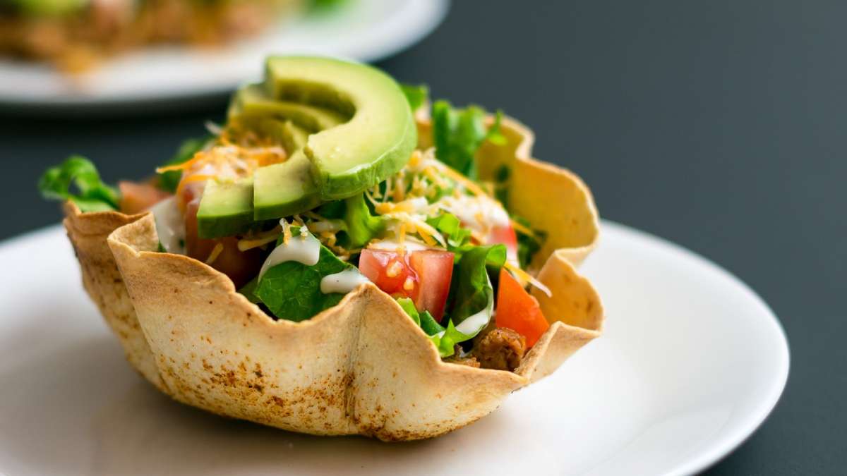 Tacos freddi all'insalata