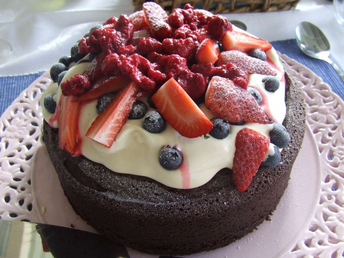 Torta con frutta