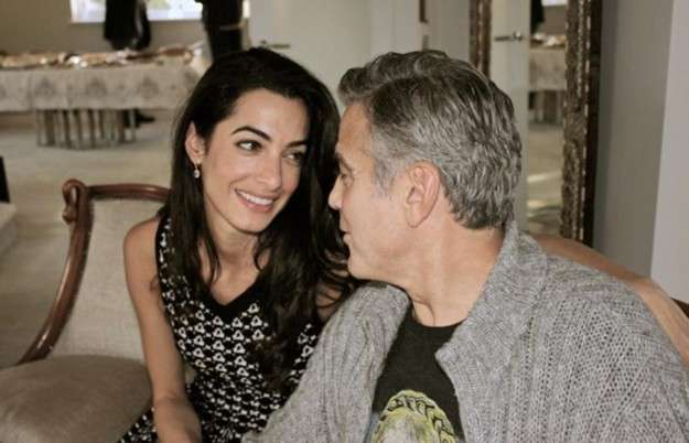 Amal Alamuddin in Alaia