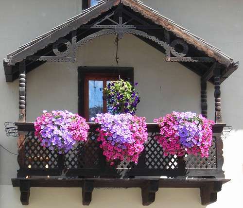 Balcone fiorito