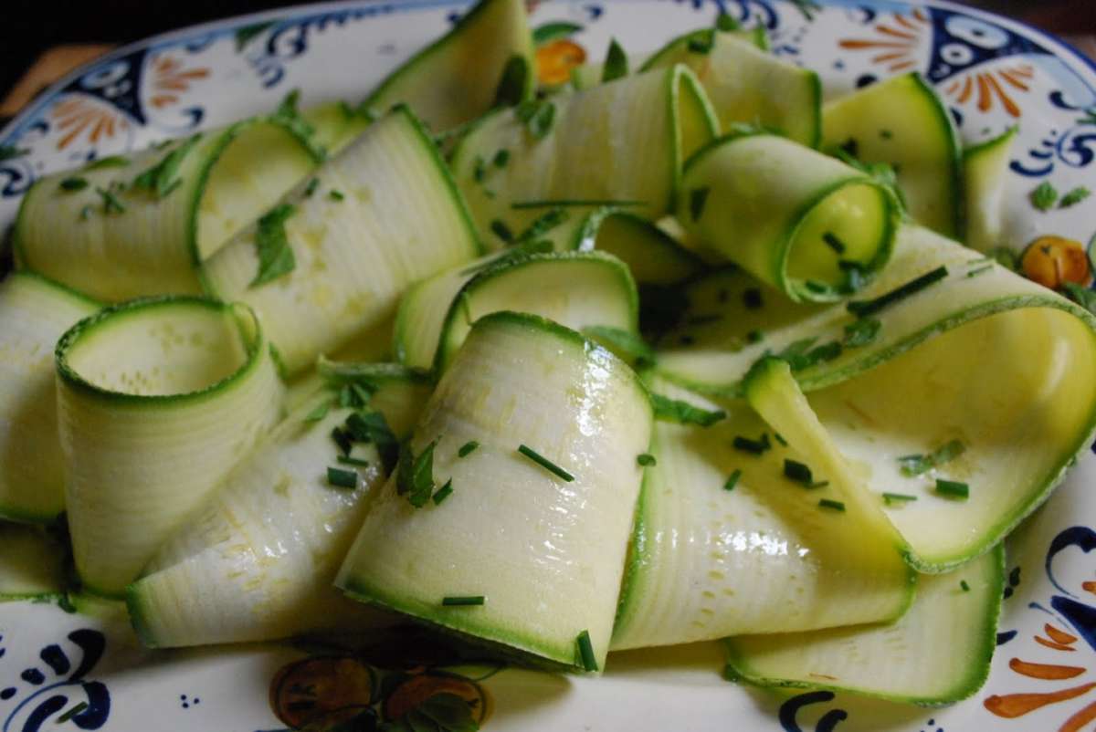 Carpaccio di zucchine