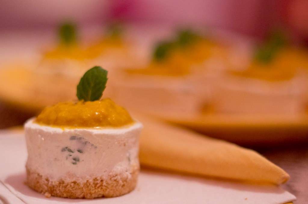 Cheesecake al peperone giallo
