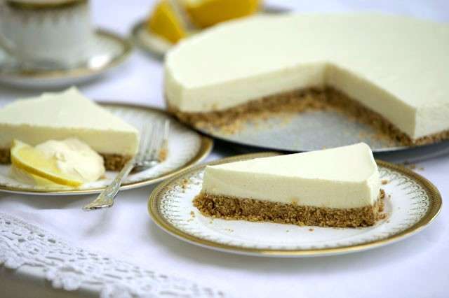 Cheesecake con crema di limone