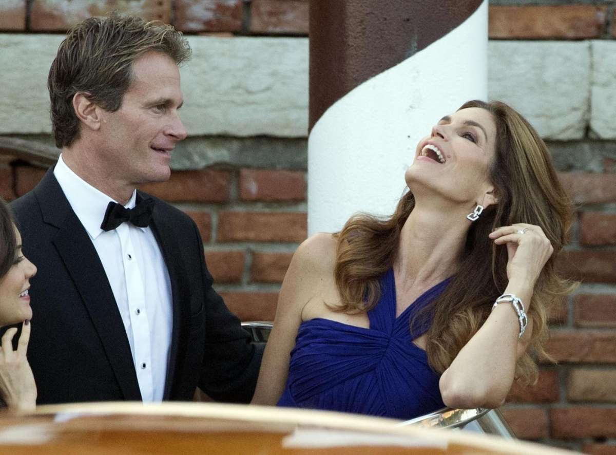 Cindy e Rande ai festeggiamenti delle nozze di George Clooney