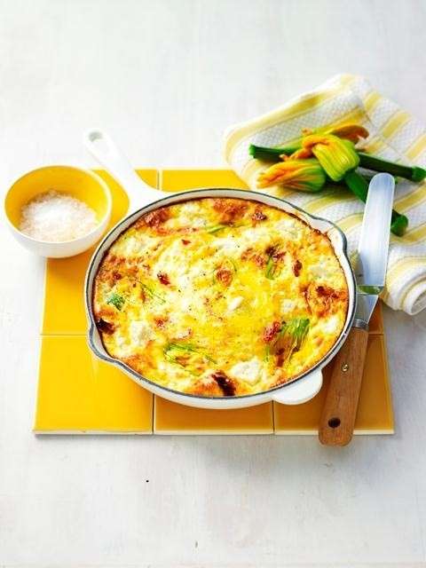 Frittata ai fiori di zucca