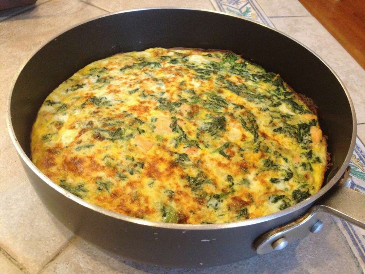 Frittata al salmone affumicato