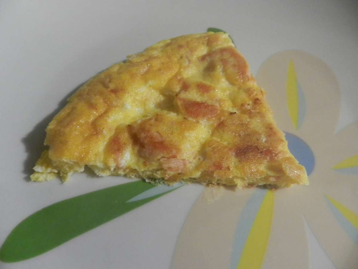 Frittata al salmone