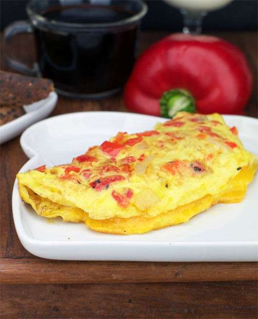 Frittata con peperoni