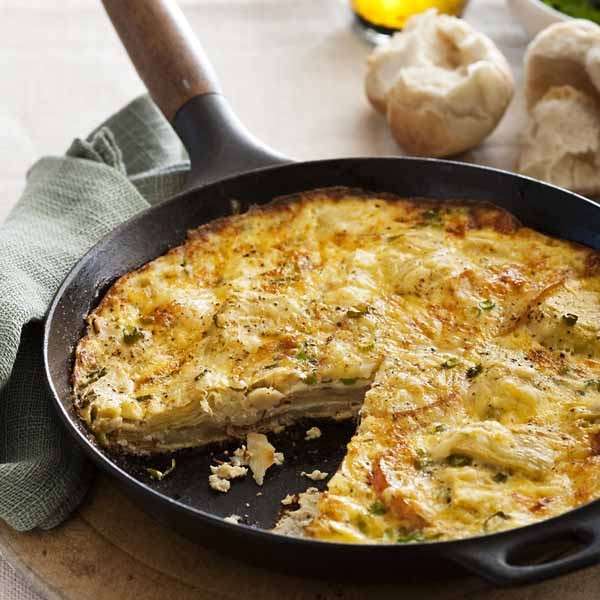 Frittata di patate vegetariana