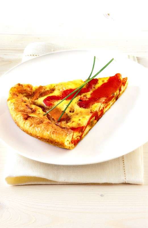 Frittata di peperoni al forno