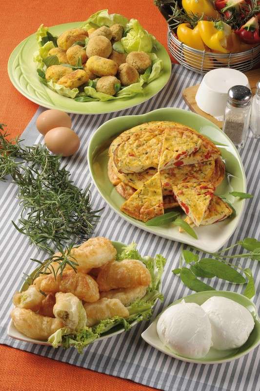 Frittata di ricotta e peperoni