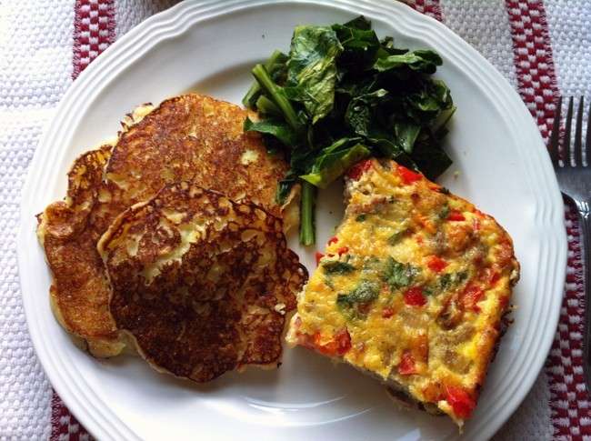 Frittata rustica con peperoni e verdure