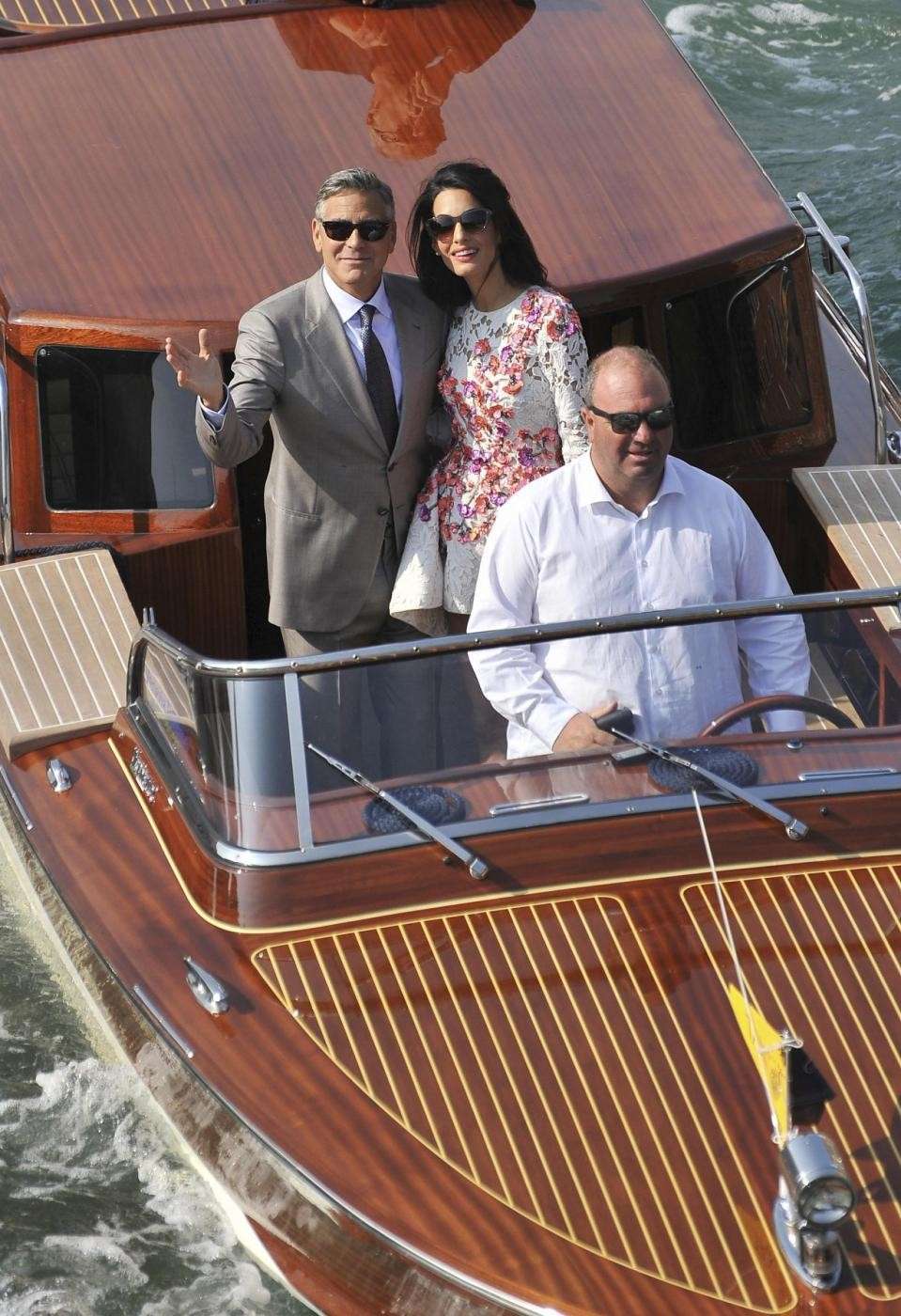 George Clooney e Amal Alamuddin innamorati a Venezia