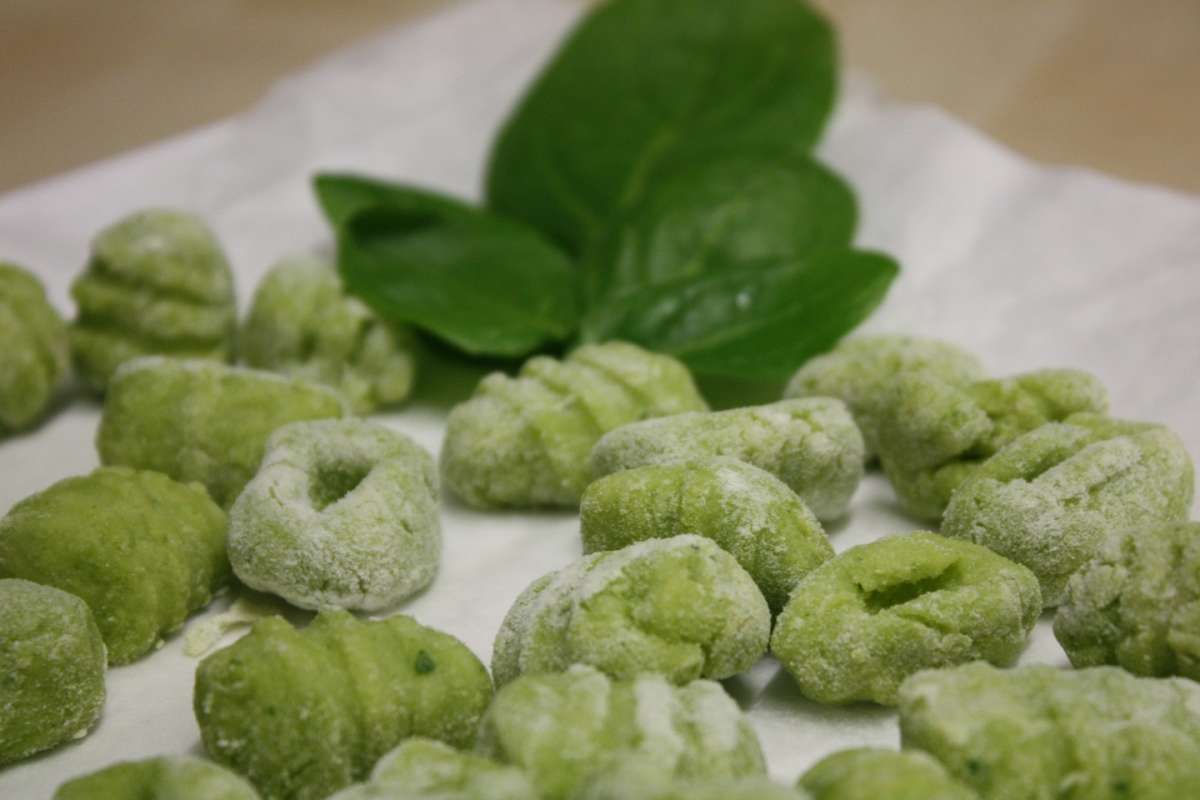 Gnocchi di spinaci pronti da cuocere