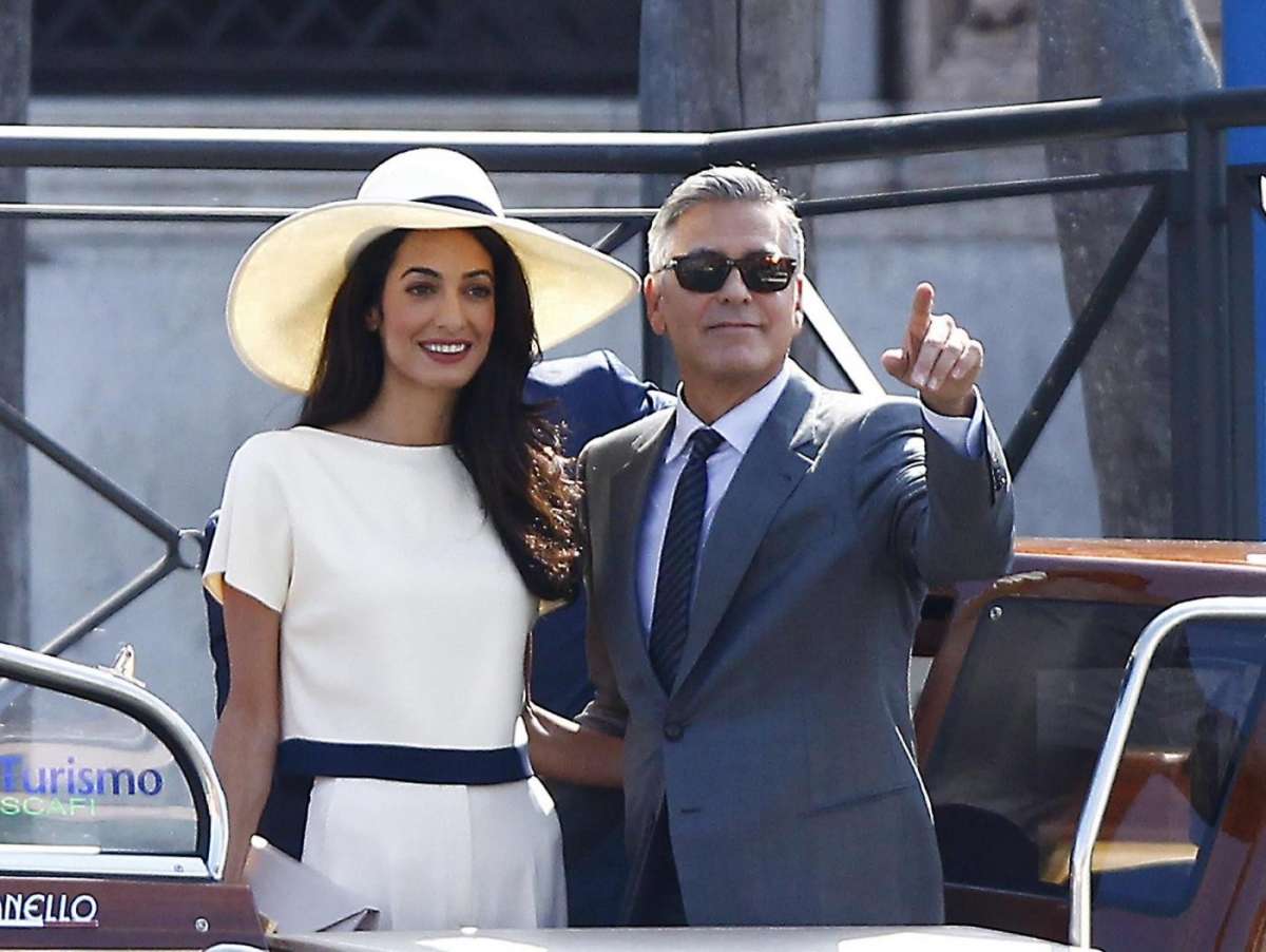 I due sposi vip a Venezia