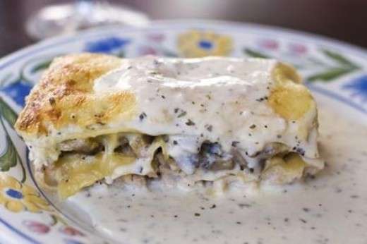 Lasagna con ovuli