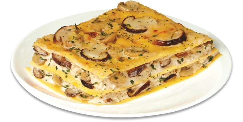 Le lasagne con i funghi