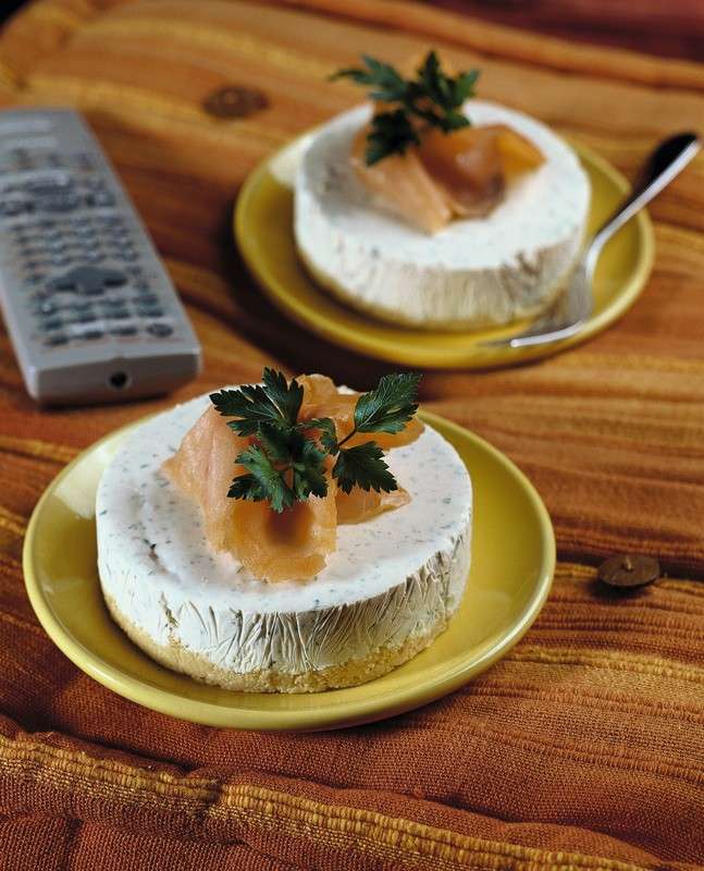 Mini cheesecake al salmone