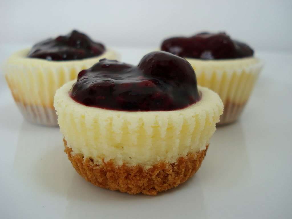 Mini cheesecake con crema