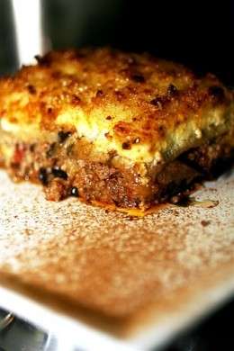 Moussaka piatto greco