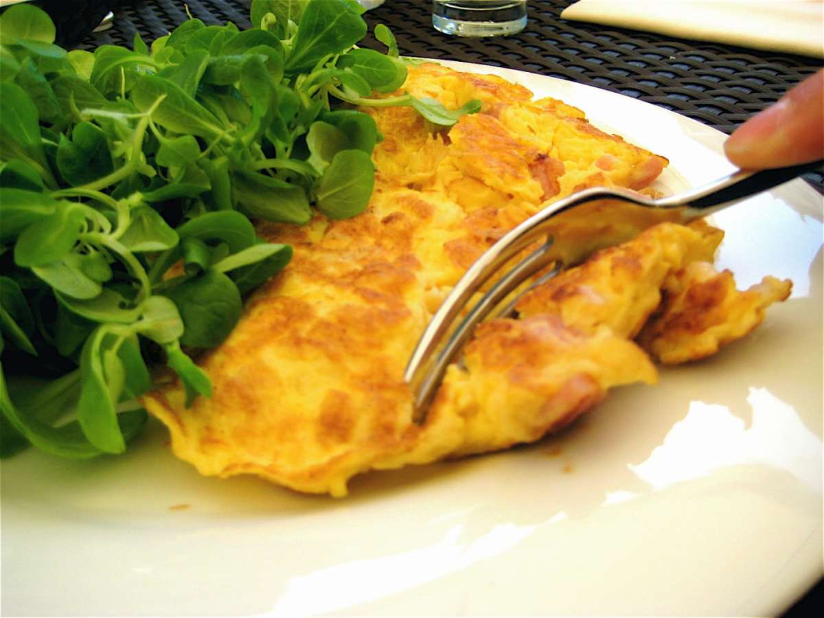 Omelette semplice e leggera