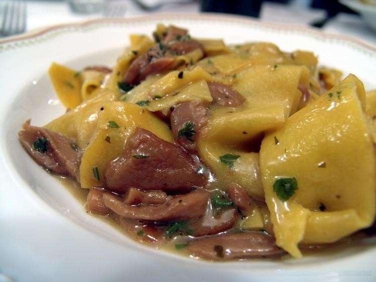 Pappardelle con porcini e ovuli