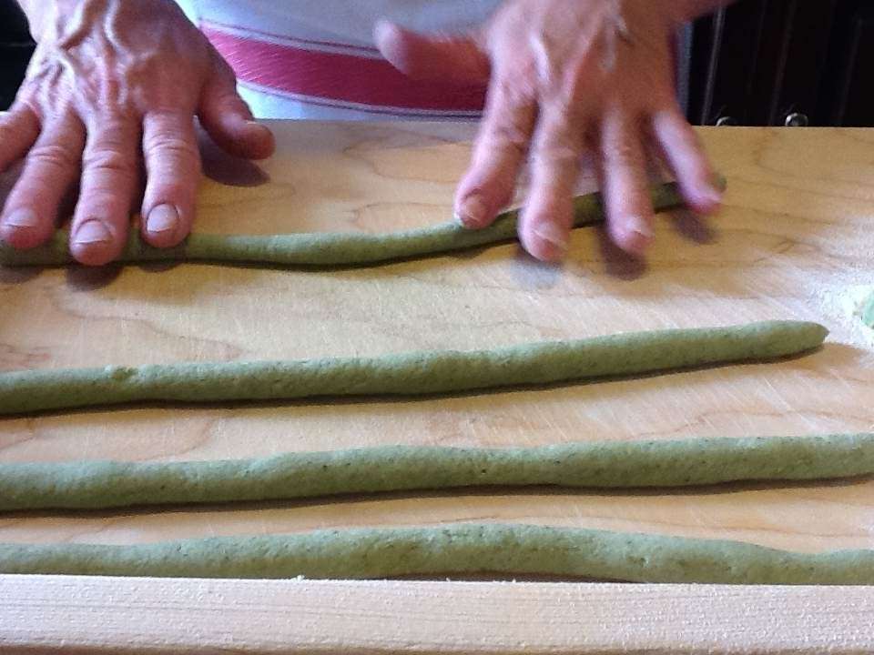 Preparazione degli gnocchi