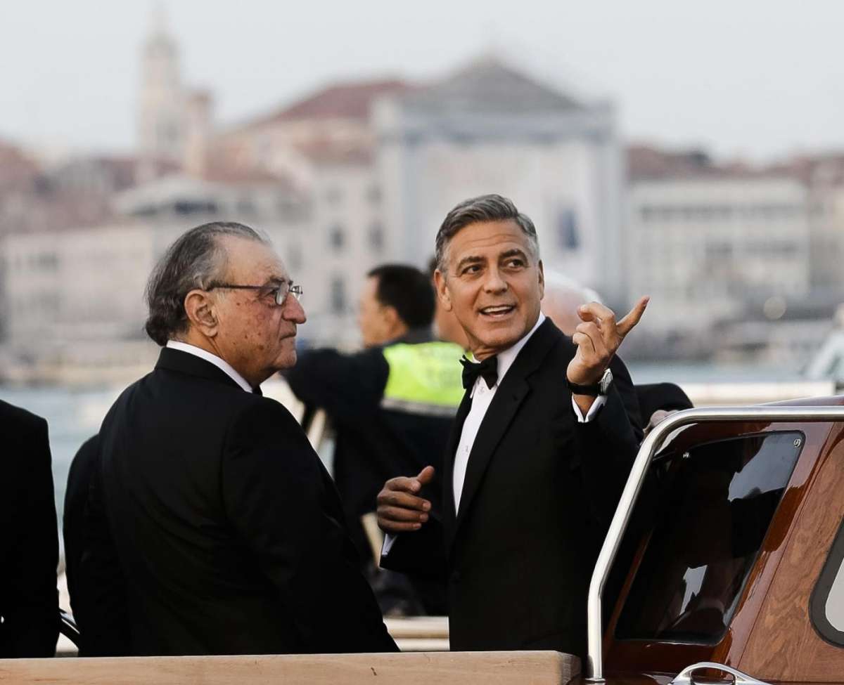 Ramzi Alamuddin parla con George Clooney
