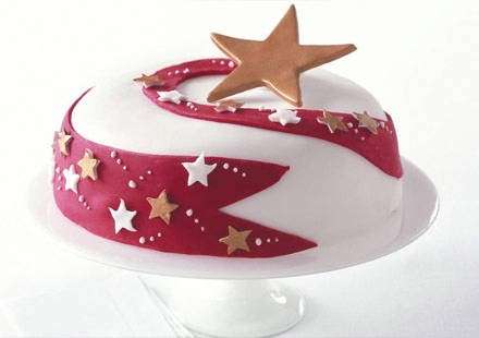 Torta con stelle