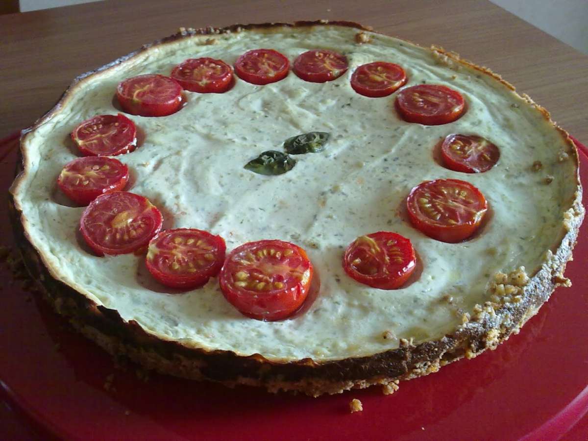 Variante cheesecake ai pomodorini