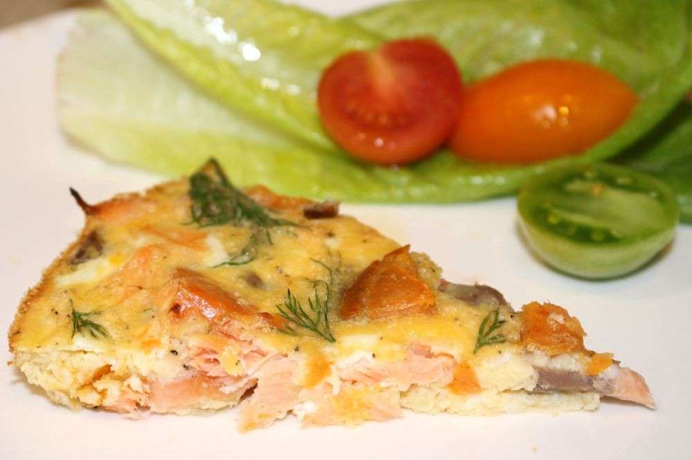 Variante con salmone e patate