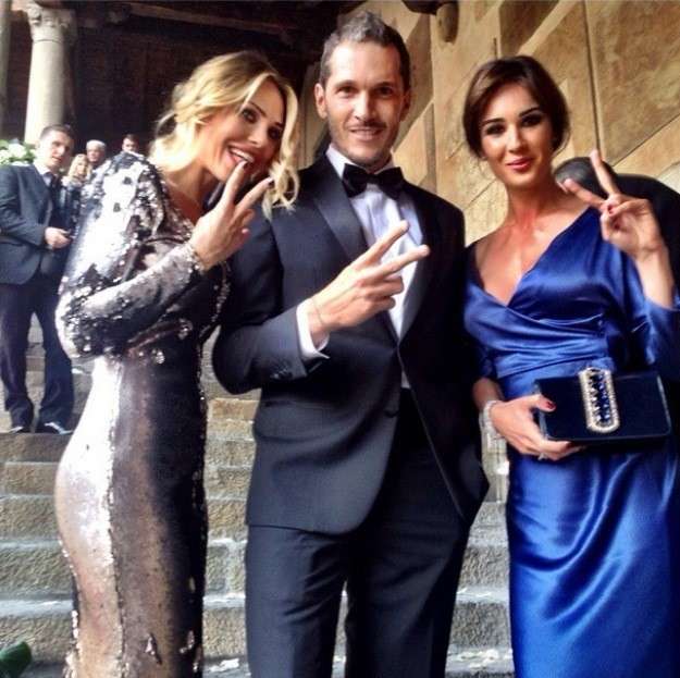 Alvin con Ilary Blasi e Silvia Toffanin