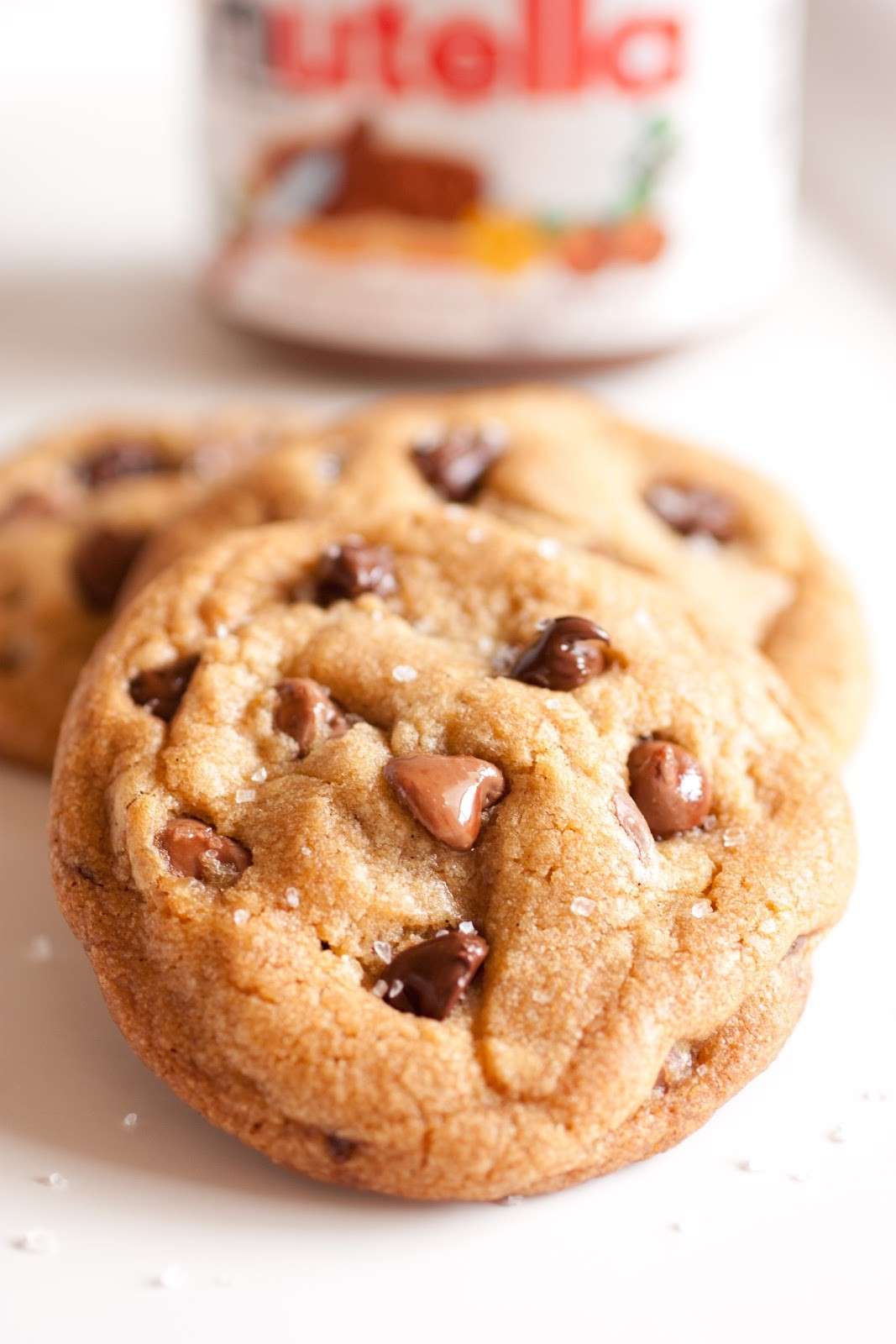 Biscotti con gocce di Nutella