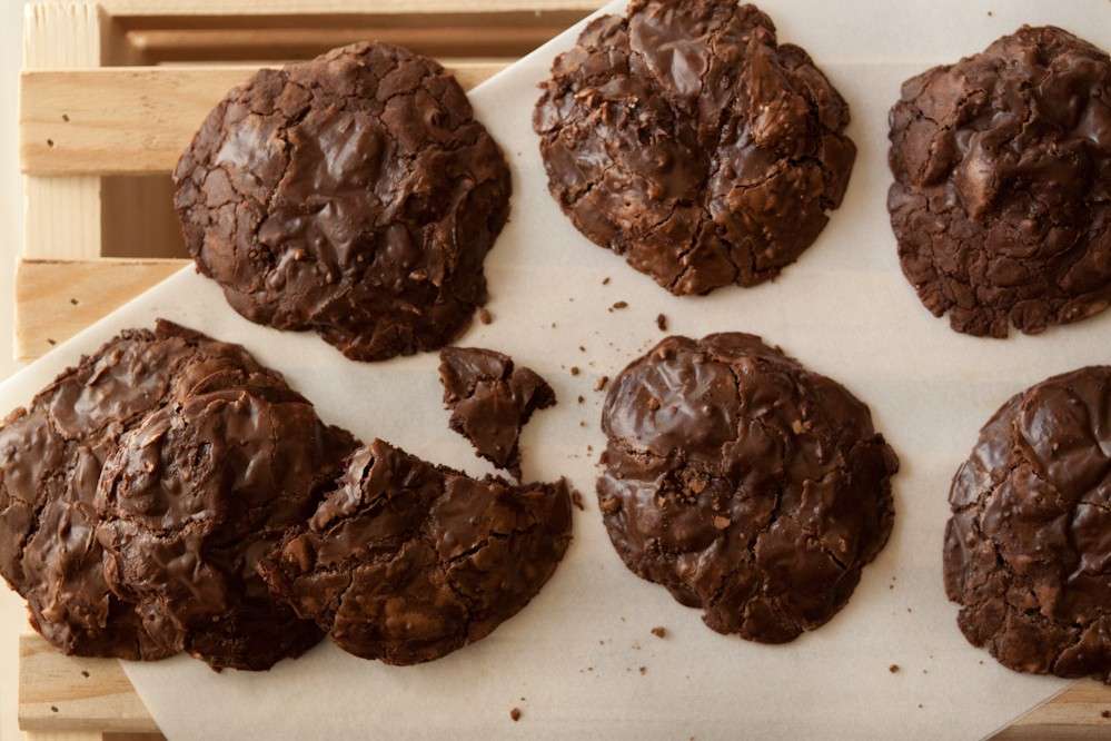 Biscotti ricoperti di cioccolato