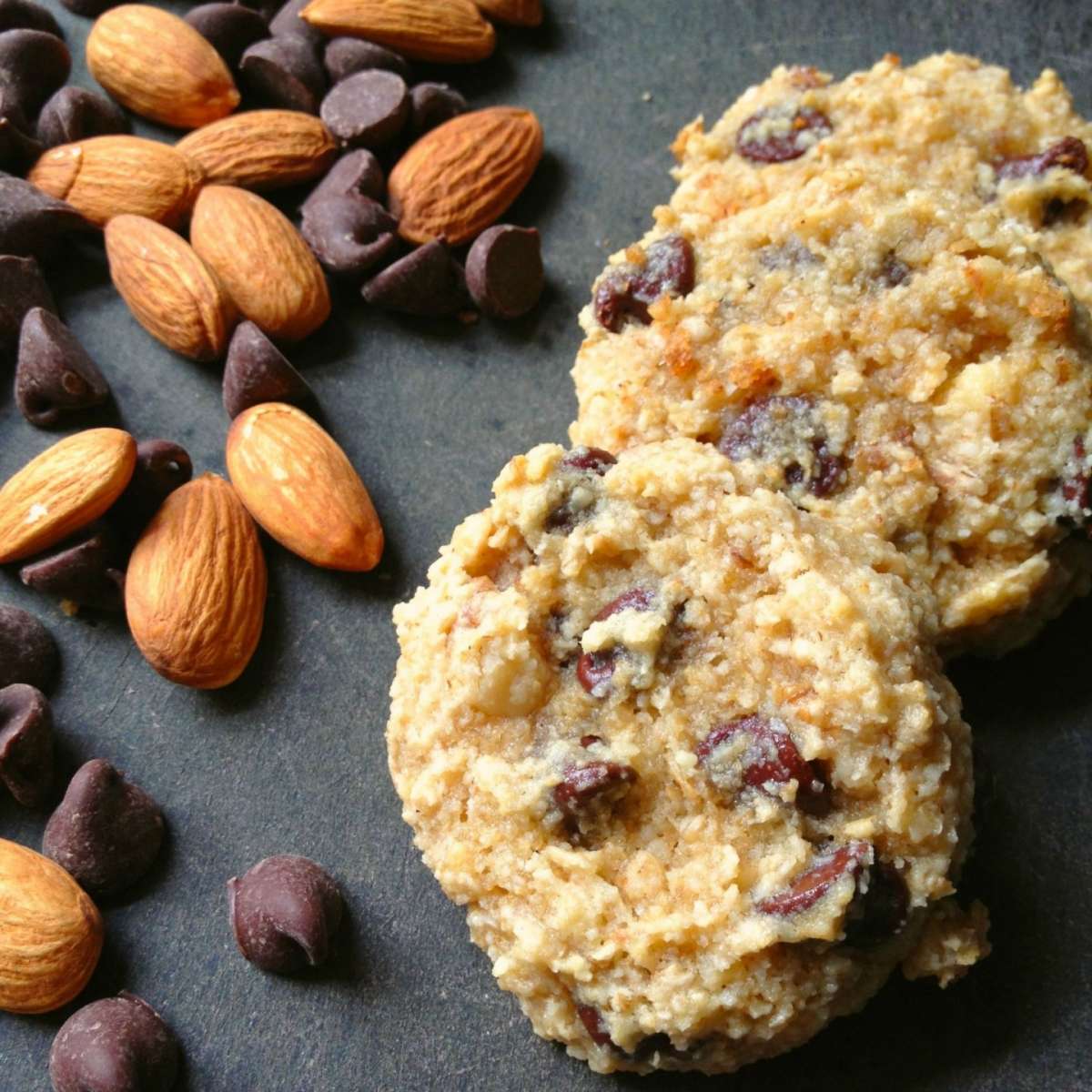 Biscotti senza glutine con gocce di cioccolato