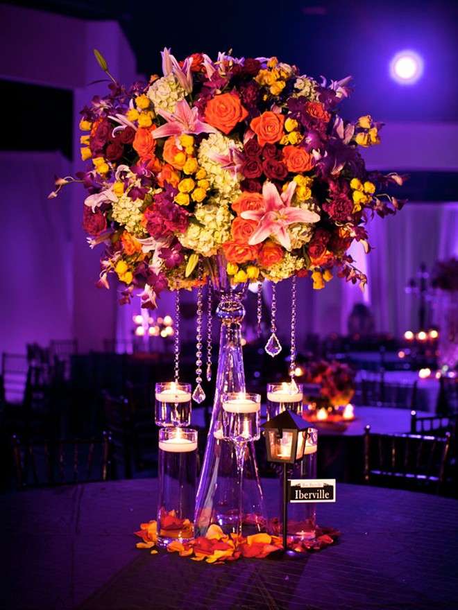 Bouquet da tavolo arancione