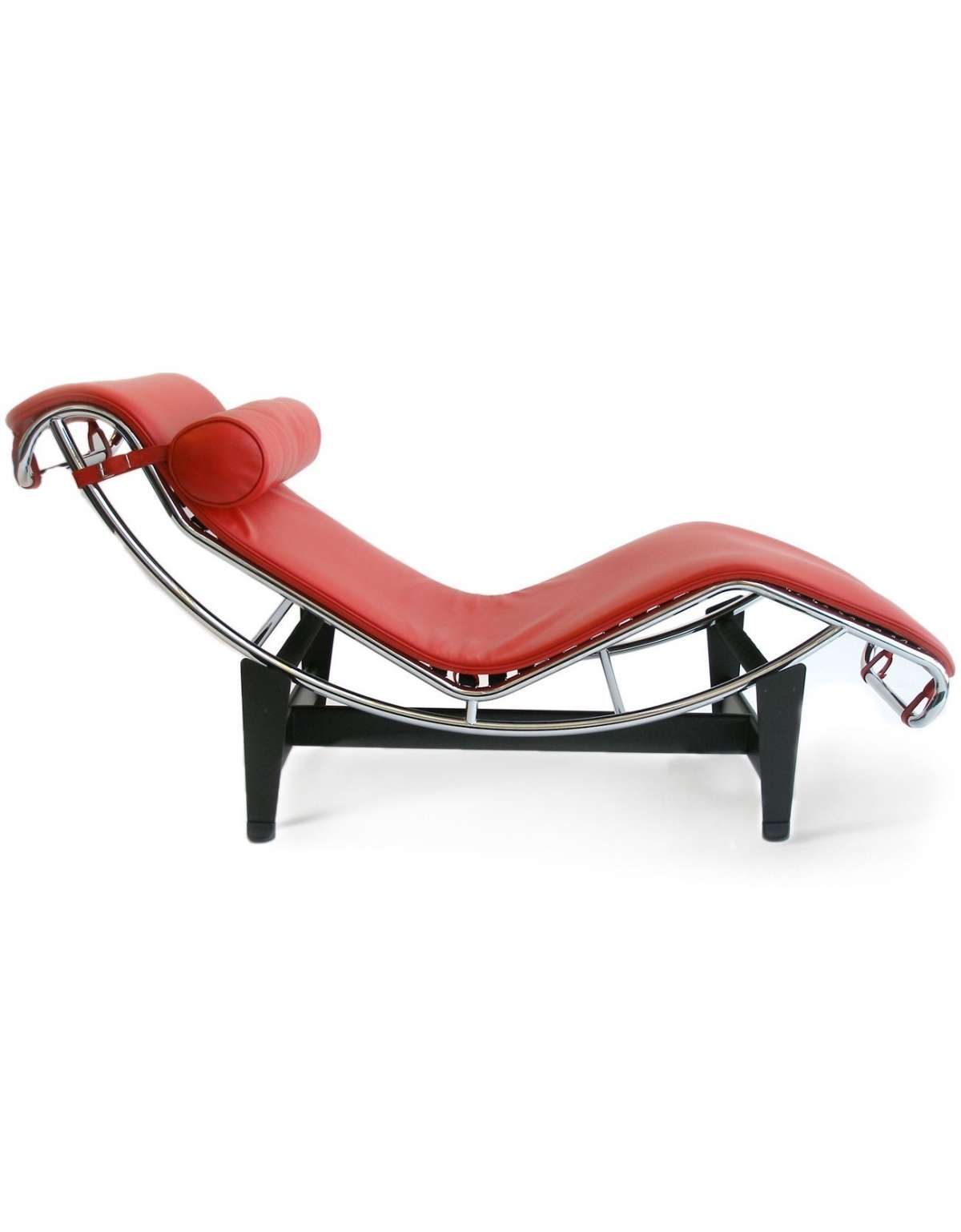 Chaise longue Le Corbusier rossa