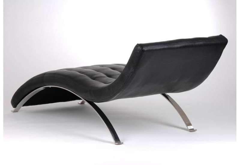 Chaise longue nera