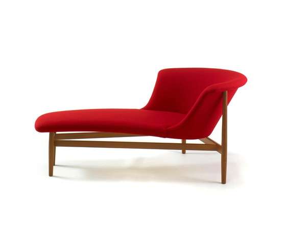 Chaise longue rossa