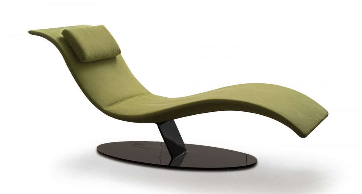 Chaise longue verde