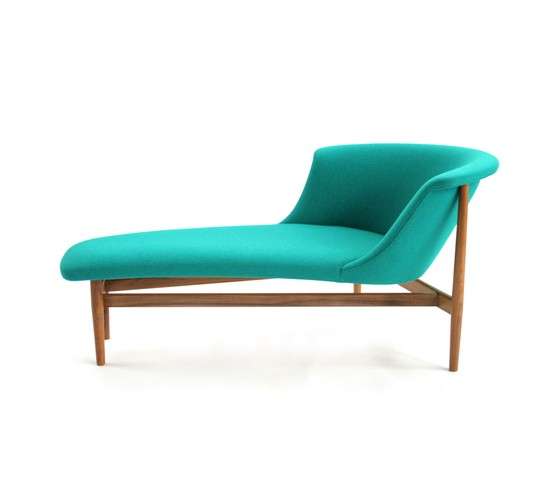 Chaise longue verde