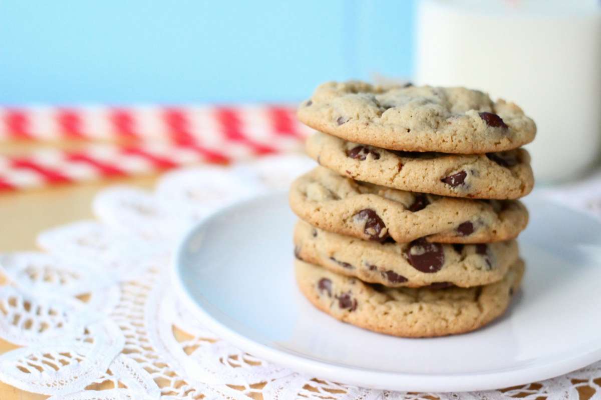 Cookies con gocce di cioccolato