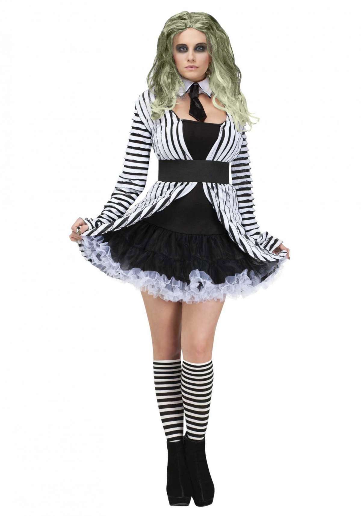 Costume da Beetlejuice con gonna