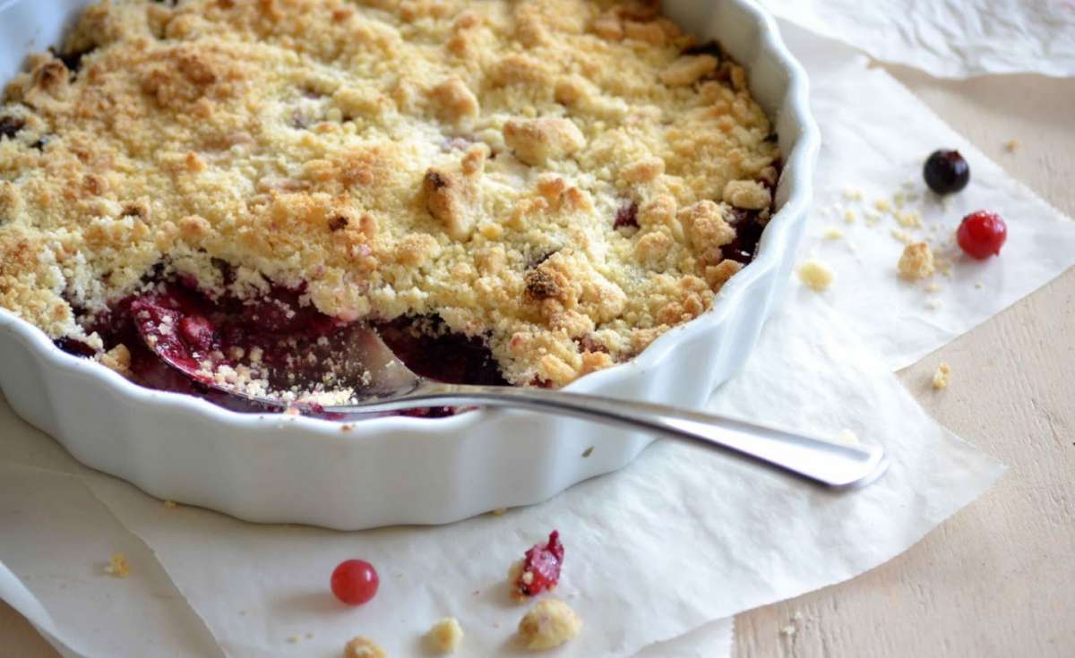 Crumble con bacche