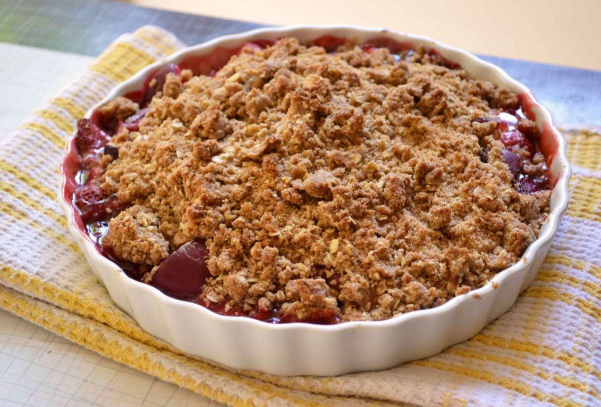 Crumble con fragole