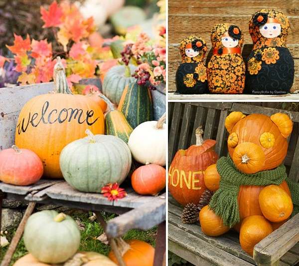 Decorazioni autunnali per il giardino